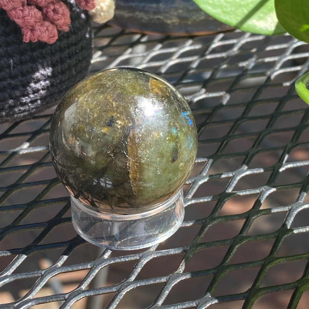 Labradorite Sphere - Picture 9 of 12